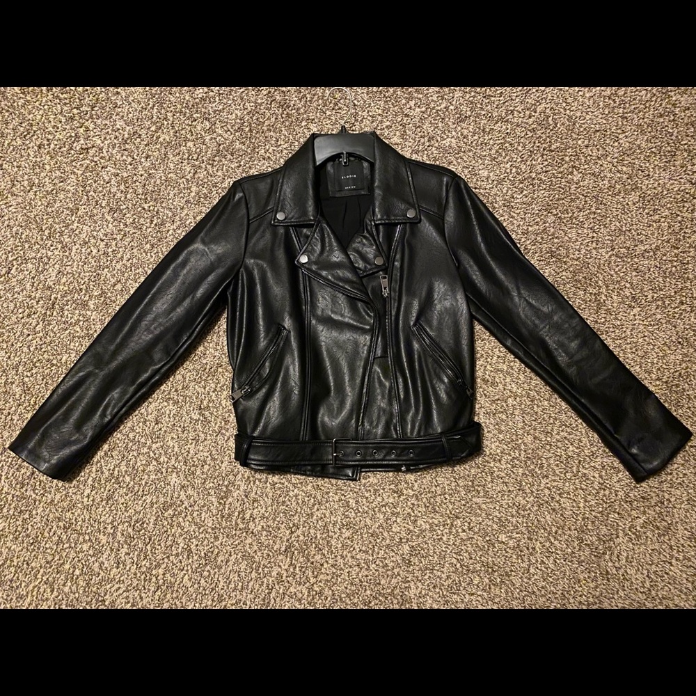 Size M Elodie Leather Jacket
